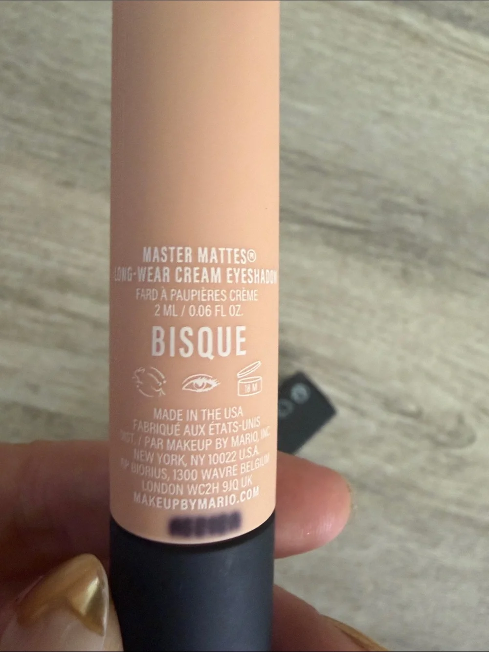 Makeup By Mario Cream Eyeshadow Stick - Nude Peach Tone
